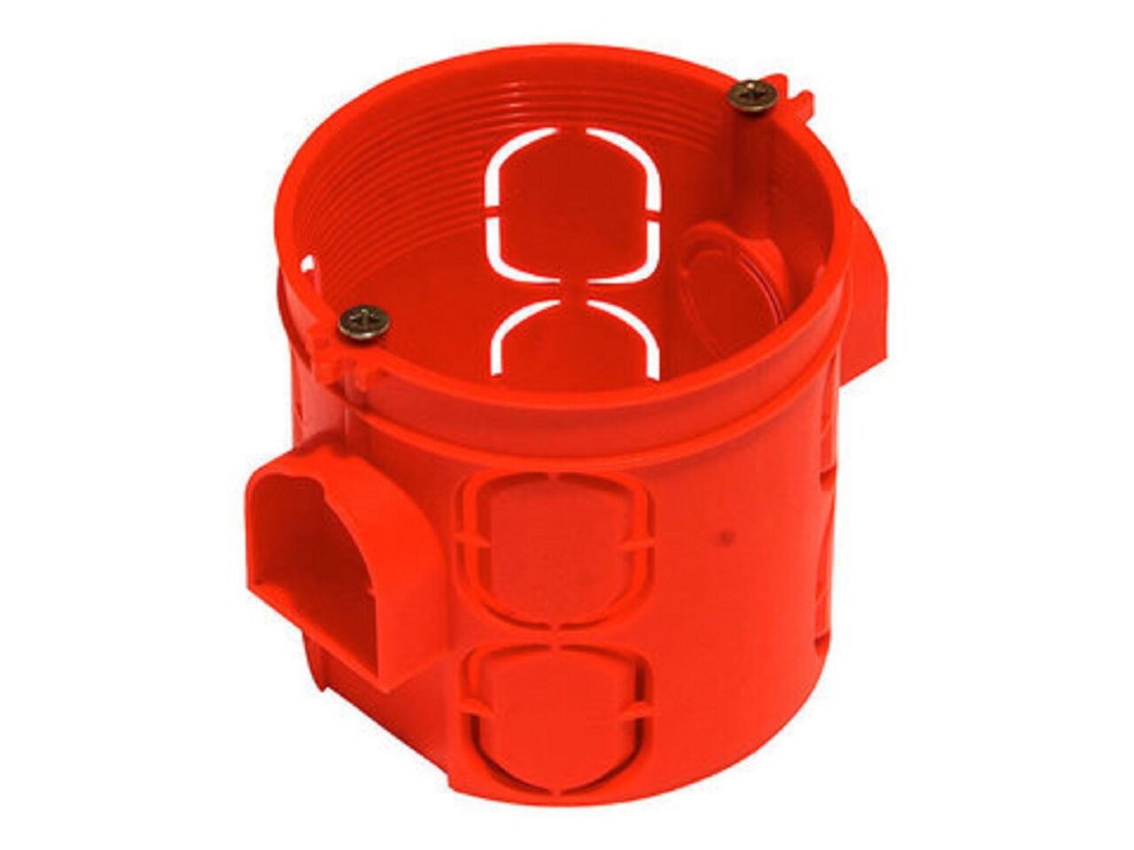 Коробка установочная СП D68х62мм IP20  красная TDM