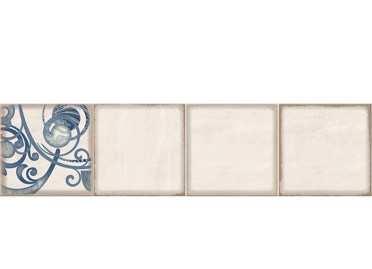 Фриз Faenza Cobalt Ornament 2 156x630 мм