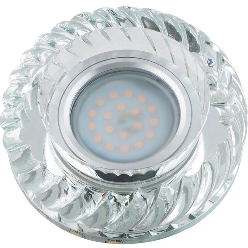 Светильник DLS-L123 GU5.3 GLASSY CLEAR RGB