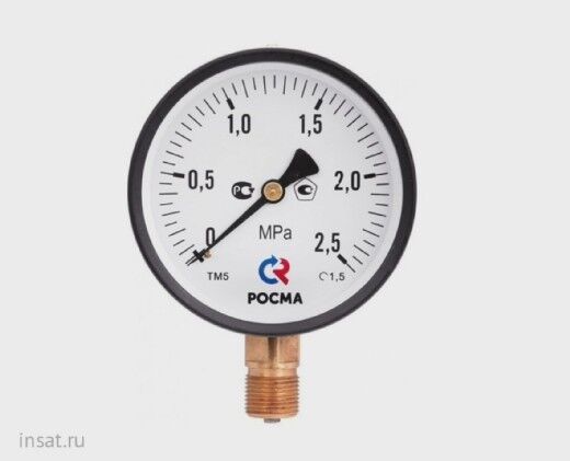 Манометр ТМ-310Р.00 (0-25МРа) М12х1,5.150С.1,5