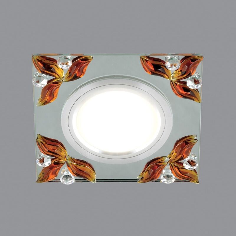 Светильник DLS-P109 GU5.3 CHROME/CLEAR+TEA