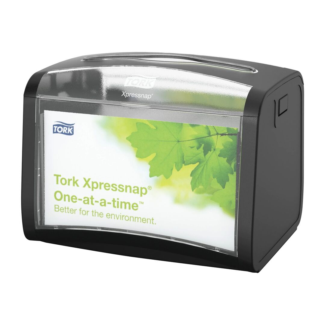 Диспенсер N4 Interfold для салфеток черный Tork 272611