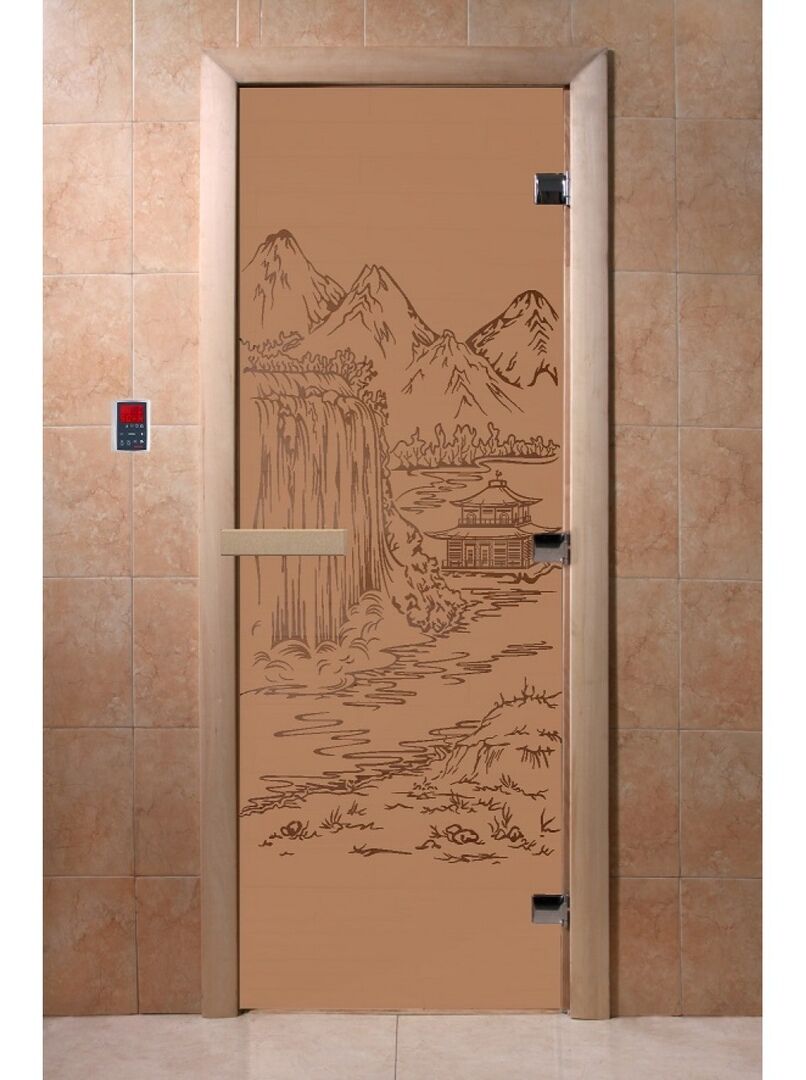Дверь 190х70 DoorWood Китай бронза матовое