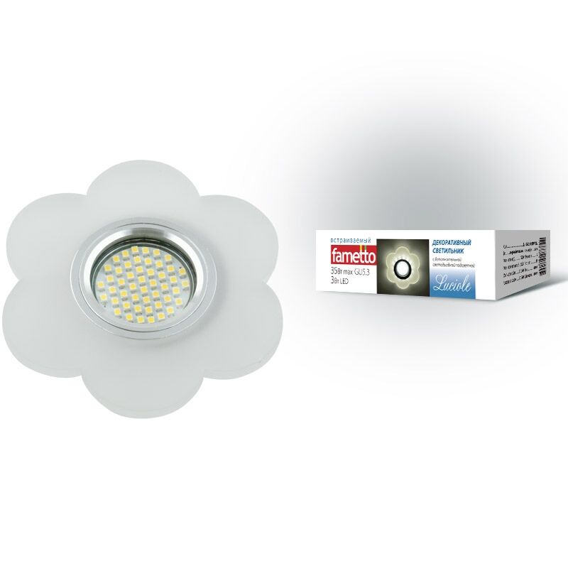 Светильник DLS-L126 GU5.3 CHROME/MATT CLEAR