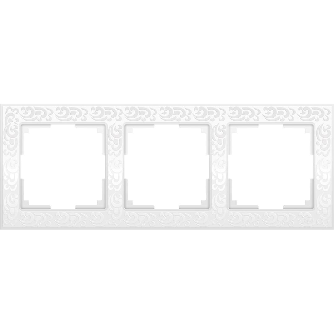 Рамка 3п белый WL05-Frame-03-white