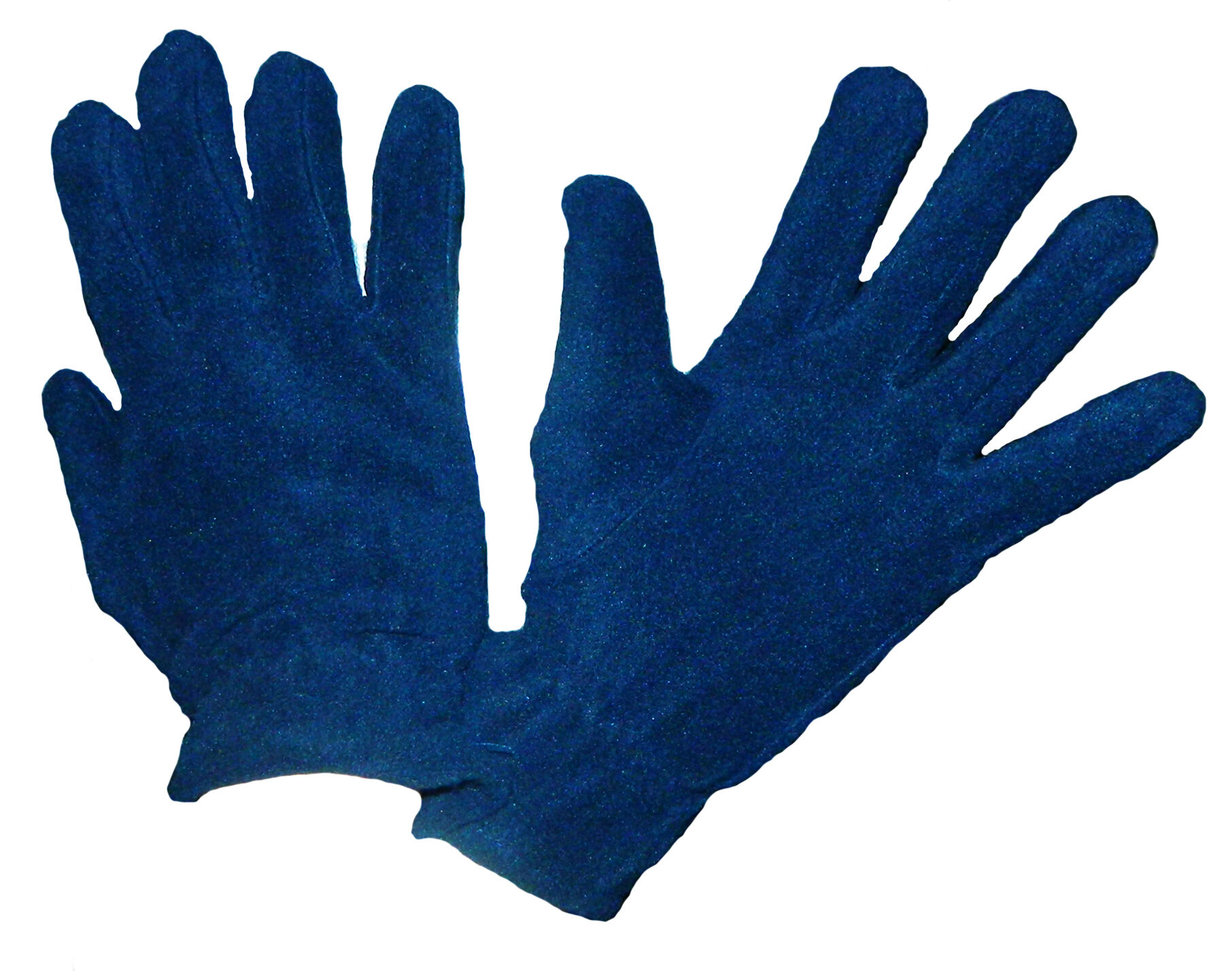 Перчатки NEVEBM из теплого флиса темно-синий