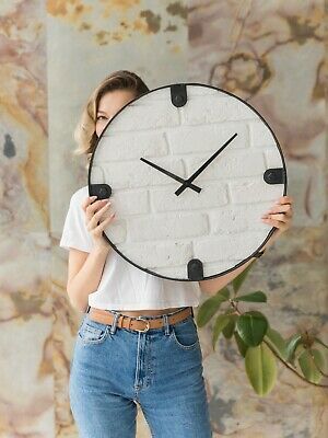 Часы настенные NicoleTime NT101 WHITE BRICK